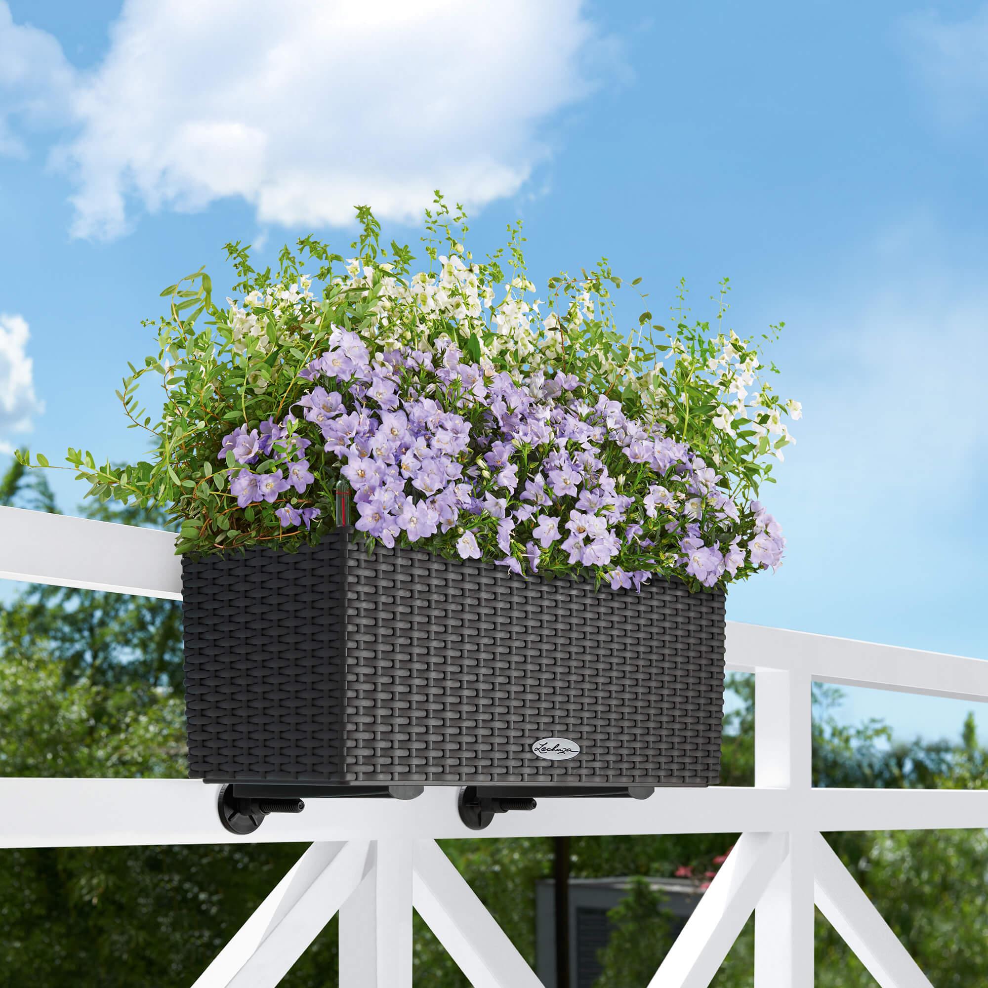 Balcony box holder CLASSIC black